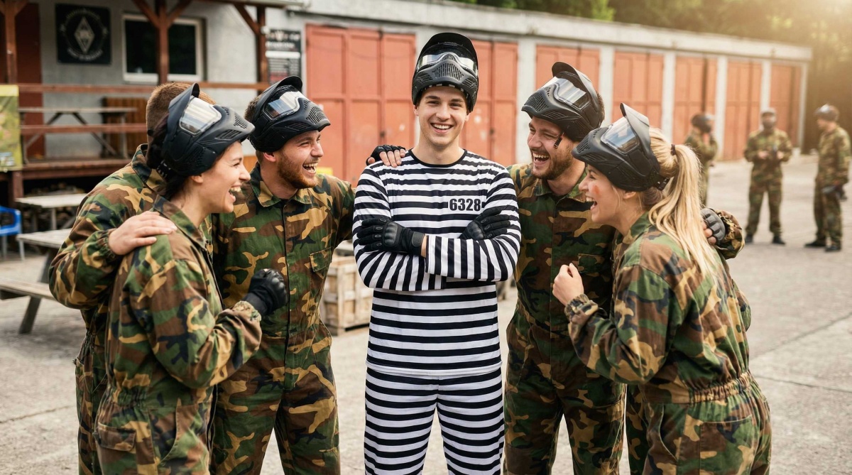 Abschied von der Freiheit<br>in der Paintball Arena Cheb
