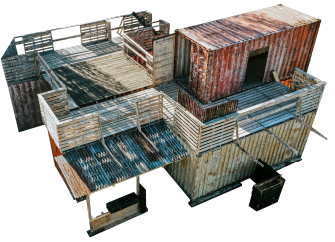 Container-Spielfeld